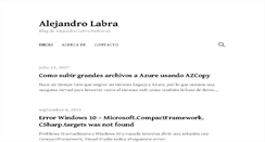 Desktop Screenshot of alejandrolabra.com