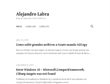 Tablet Screenshot of alejandrolabra.com